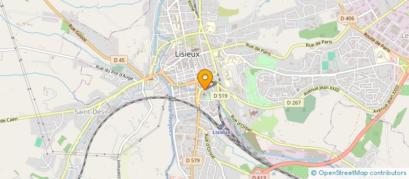 localisation de l'entreprise AMITIE ESPERANCE à LISIEUX