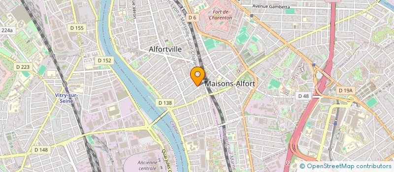 localisation de l'entreprise AMITIE ET CONNAISSANCES NOUVELLES à ALFORTVILLE