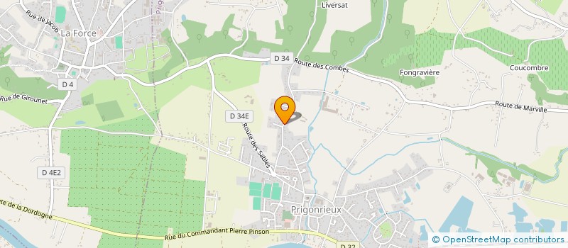 localisation de l'entreprise AMITIE ET COOPERATION FRANCE-CAMEROUN  PRIGONRIEUX