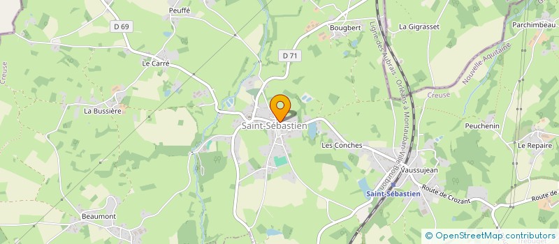 localisation de l'entreprise AMITIE ET JOIE à SAINT-SEBASTIEN