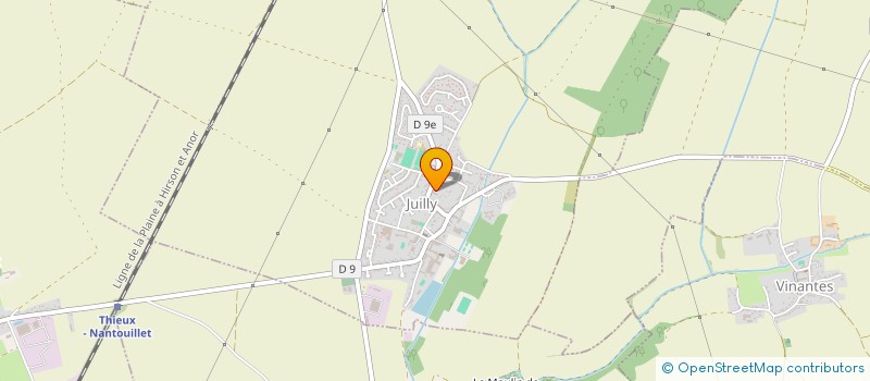 localisation de l'entreprise AMITIE ET LOISIRS à JUILLY