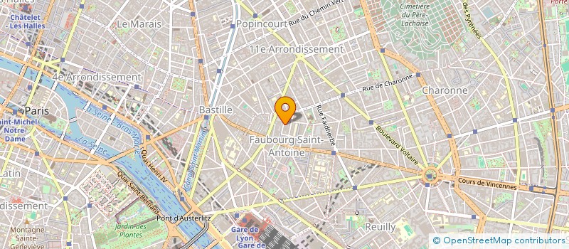 localisation de l'entreprise AMITIE FRANCO AFGHANE AFRANE à PARIS