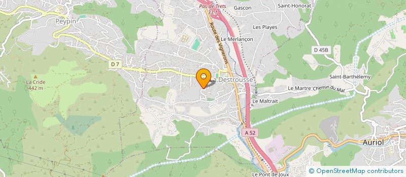 localisation de l'entreprise AMITIE FRANCO ROUMAINE  LA DESTROUSSE