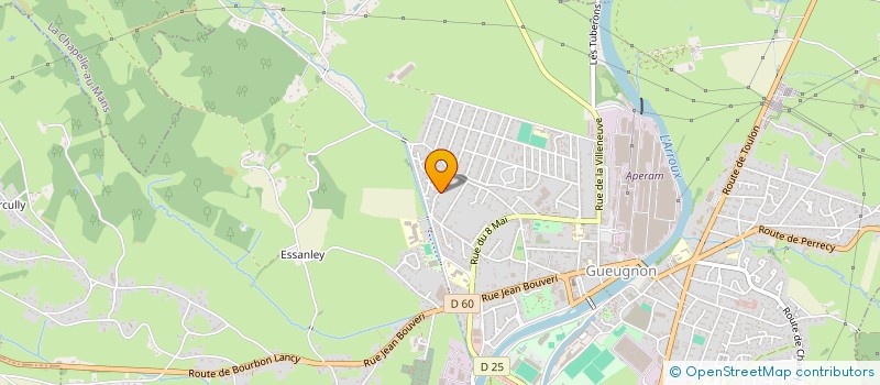 localisation de l'entreprise AMITIE GACHEROISE à GUEUGNON