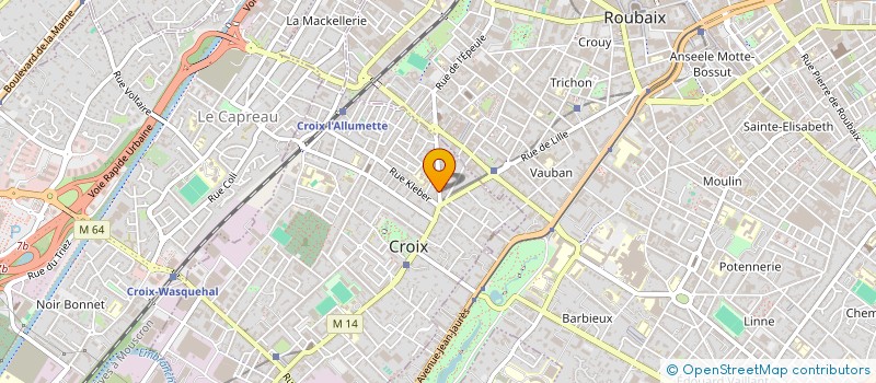 localisation de l'entreprise AMITIE INTER-SCOUTISMES  CROIX