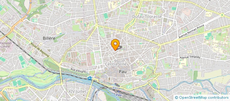 localisation de l'entreprise AMITIE JUDEO CHRETIENNE DE PAU (AJC PAU) à PAU