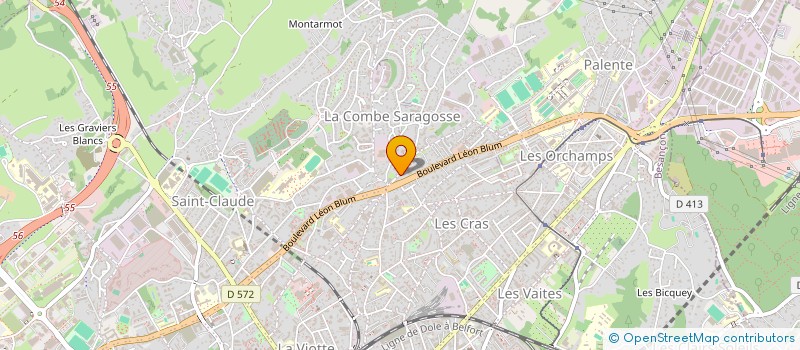 localisation de l'entreprise AMITIE LIBYENNE à BESANCON