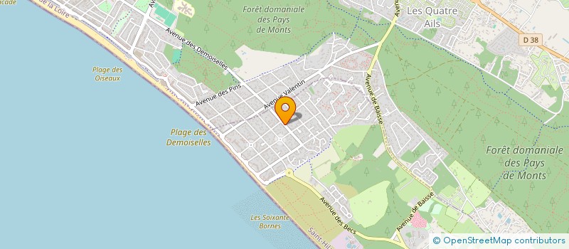 localisation de l'entreprise AMITIE   LOISIRS  SAINT-HILAIRE-DE-RIEZ