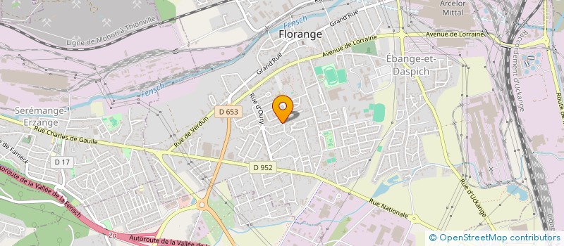 localisation de l'entreprise AMITIE LORRAINE MYANMAR BIRMANIE  FLORANGE