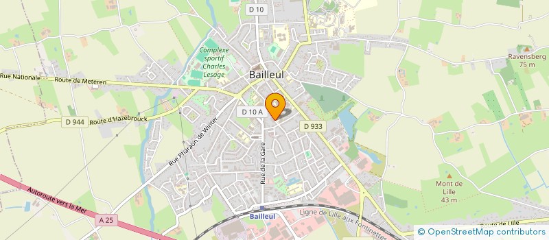 localisation de l'entreprise AMITIE PARTAGE à BAILLEUL