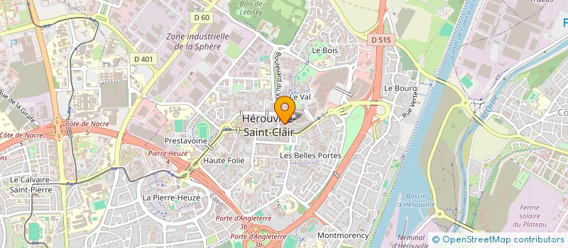 localisation de l'entreprise AMITIE SOLIDARITE TIKHVINE à HEROUVILLE-SAINT-CLAIR