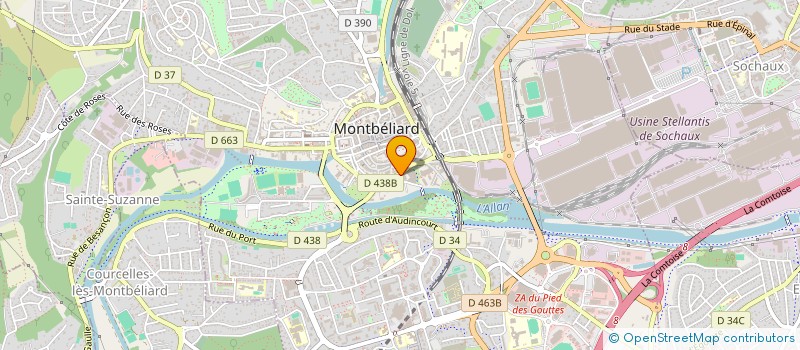 localisation de l'entreprise AMITIES BERBERES  MONTBELIARD