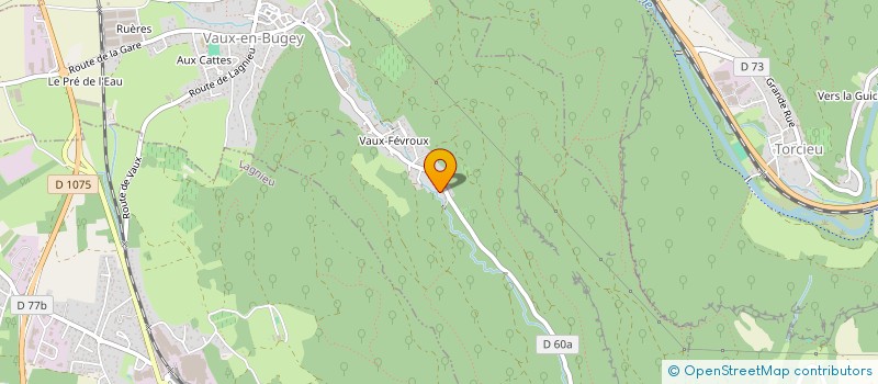 localisation de l'entreprise AMITIES BUGEY OL TREPO PAVESE  VAUX-EN-BUGEY