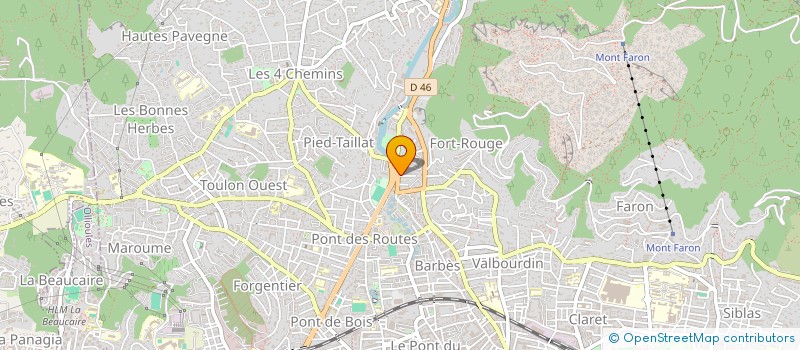 localisation de l'entreprise AMITIES CITE - UDV à TOULON