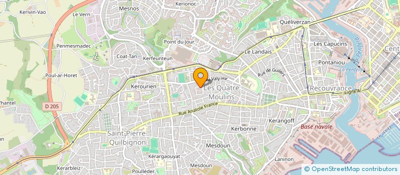 localisation de l'entreprise AMITIES & CREATIONS à BREST
