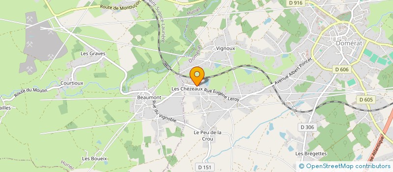 localisation de l'entreprise AMITIES EN MUSIQUE à DOMERAT