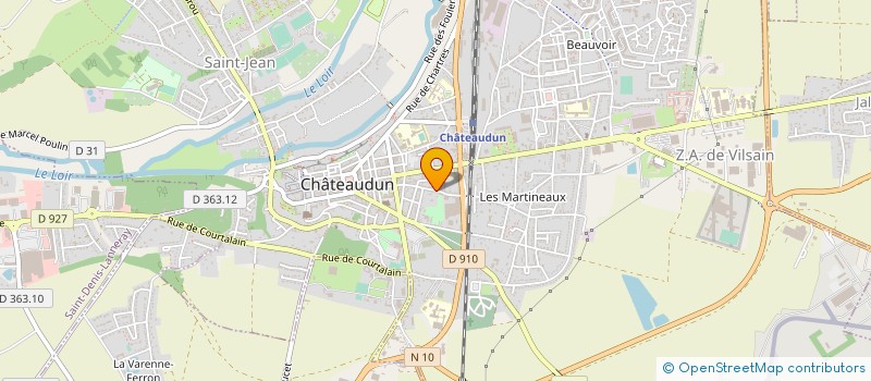 localisation de l'entreprise AMITIES ET LOISIRS DUNOIS à CHATEAUDUN