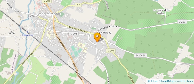 localisation de l'entreprise AMITIES EUROPEENNES à LESPARRE-MEDOC
