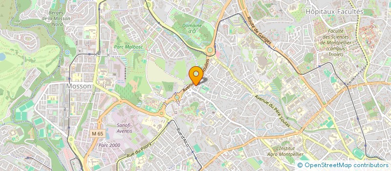 localisation de l'entreprise AMITIES FRANCE ASIE à MONTPELLIER