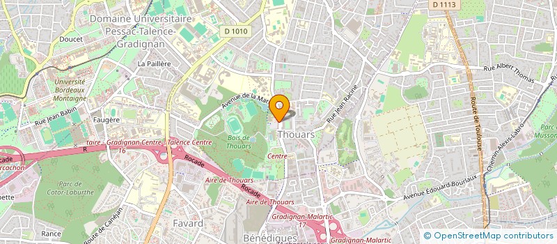 localisation de l'entreprise AMITIES FRANCO MALGACHES D'AQUITAINE  TALENCE