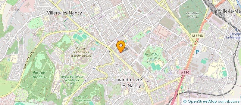 localisation de l'entreprise AMITIES FRANCO-PORTUGAISES DE VANDOEUVRE  VANDUVRE-LES-NANCY