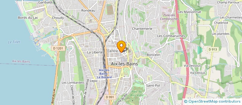 localisation de l'entreprise AMITIES HORIZONS  AIX-LES-BAINS