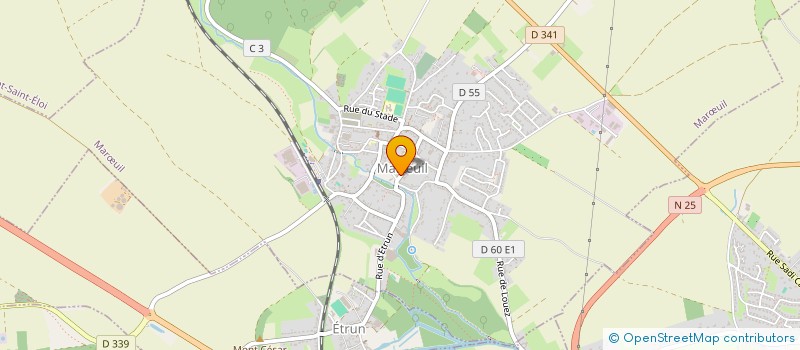 localisation de l'entreprise AMITIES INTERNATIONALES DE MAROEUIL ET ENVIRONS (AIME)  MARUIL