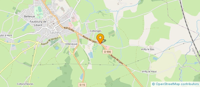 localisation de l'entreprise AMITIES INTERNATIONALES DE SAULIEU  SAULIEU