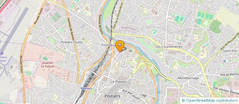 localisation de l'entreprise AMITIES IVOIRO-POITEVINNES à POITIERS