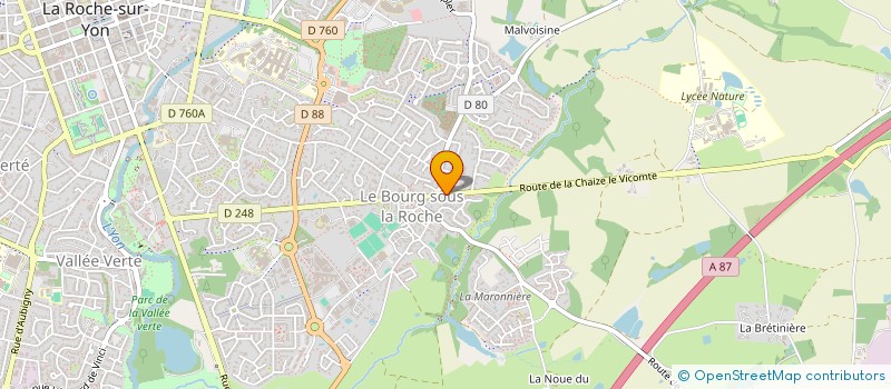 localisation de l'entreprise AMITIES KURDES DE VENDEE à LA ROCHE-SUR-YON