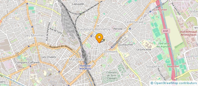 localisation de l'entreprise AMITIES LOISIRS PERSON SEULES TOULOUSE à TOULOUSE