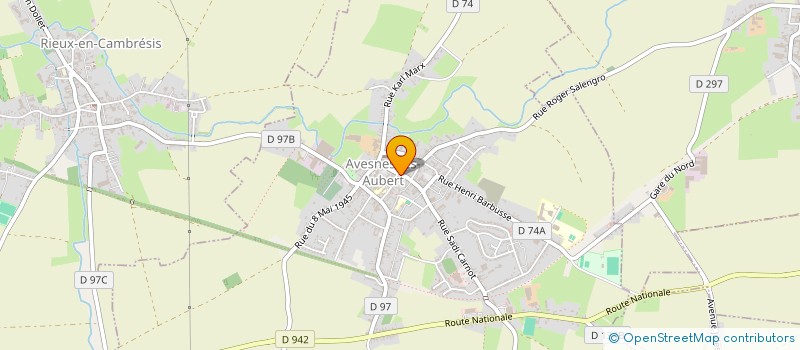 localisation de l'entreprise AMITIES-PARTAGE-SOLITUDE ZERO  AVESNES-LES-AUBERT