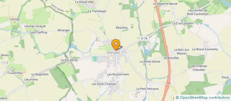 localisation de l'entreprise AMITIES PLESDER-AHORN  PLESDER