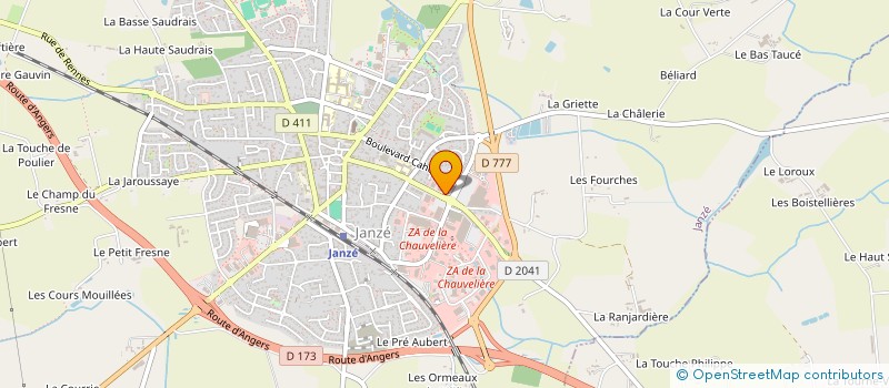 localisation de l'entreprise AMIVET  JANZE