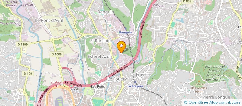 localisation de l'entreprise AMIVIA CONSEIL à LE CANNET