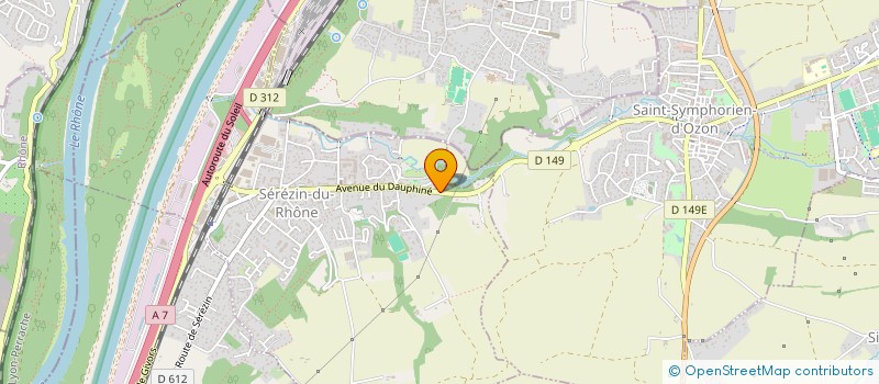 localisation de l'entreprise AMIVIN  SEREZIN-DU-RHONE