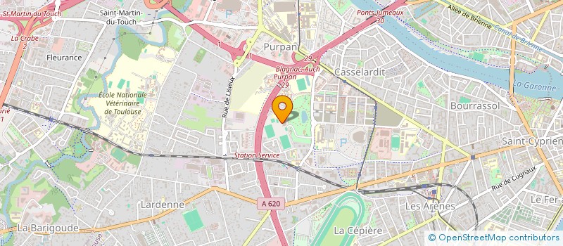 localisation de l'entreprise AMIXAR à TOULOUSE