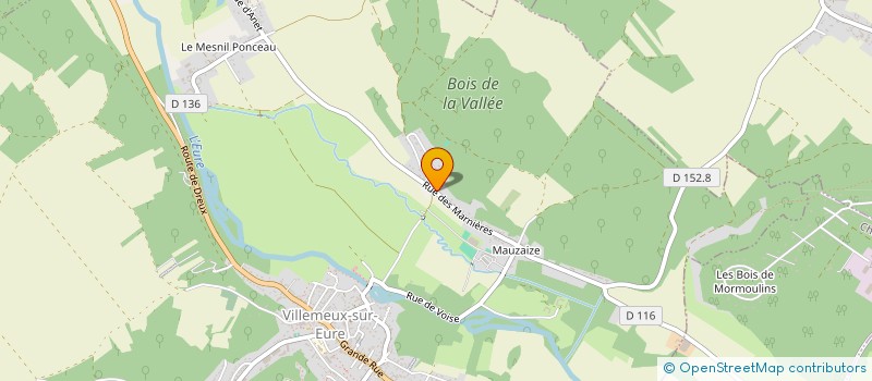 localisation de l'entreprise AMIYO à VILLEMEUX-SUR-EURE