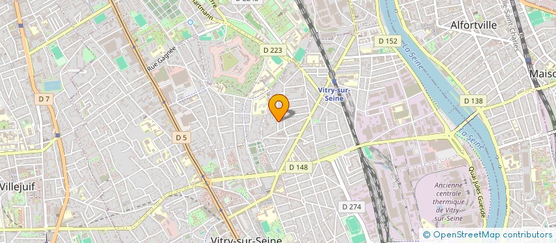 localisation de l'entreprise AMIZERO à VITRY-SUR-SEINE