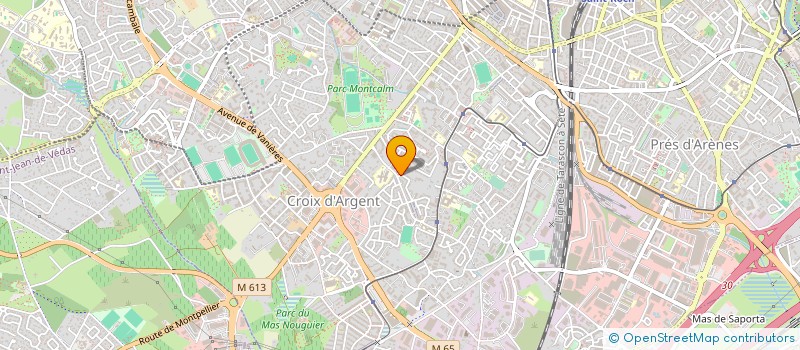 localisation de l'entreprise AMJ  MONTPELLIER