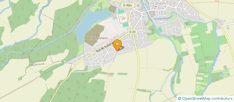 localisation de l'entreprise AMJ  ENSISHEIM