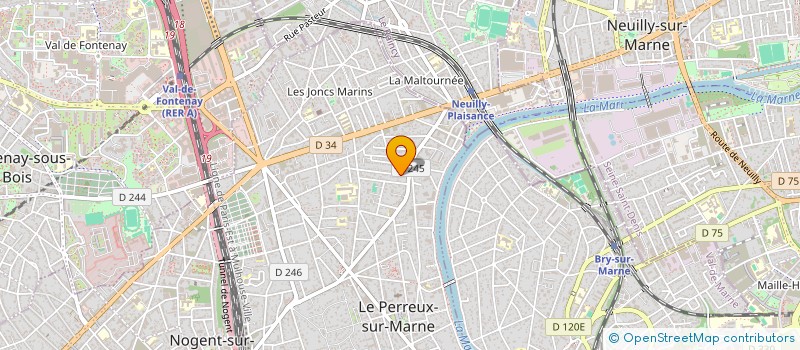 localisation de l'entreprise AMJ  LE PERREUX-SUR-MARNE