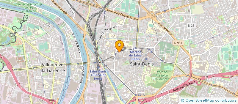 localisation de l'entreprise AMJ  SAINT-DENIS