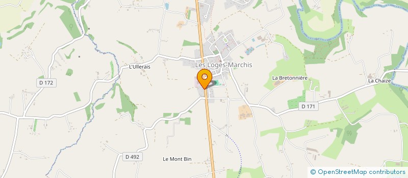 localisation de l'entreprise AMJ  LES LOGES-MARCHIS