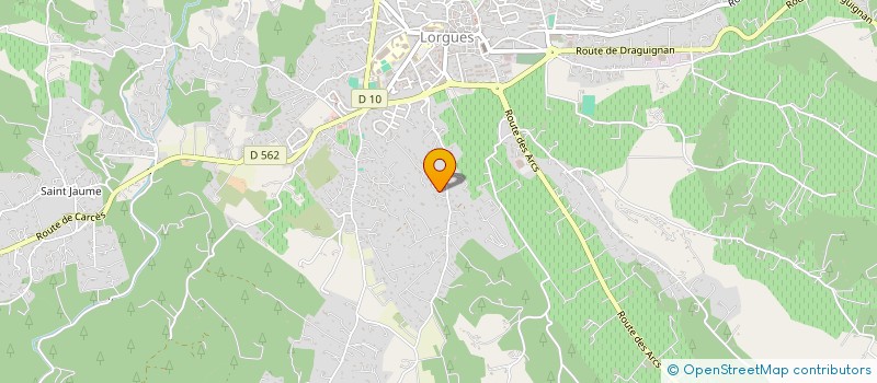 localisation de l'entreprise AMJ  LORGUES