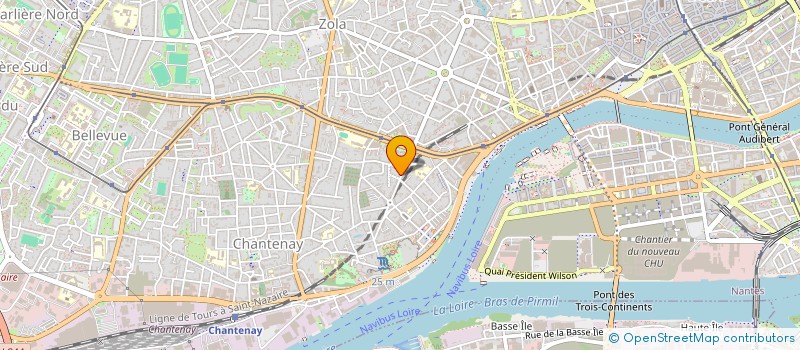 localisation de l'entreprise AMJ à NANTES