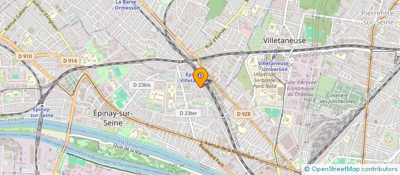 localisation de l'entreprise AMJ AUTO à EPINAY-SUR-SEINE