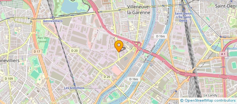 localisation de l'entreprise AMJ CAB  ASNIERES-SUR-SEINE