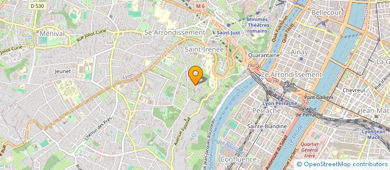 localisation de l'entreprise AMJ CONSEIL à LYON
