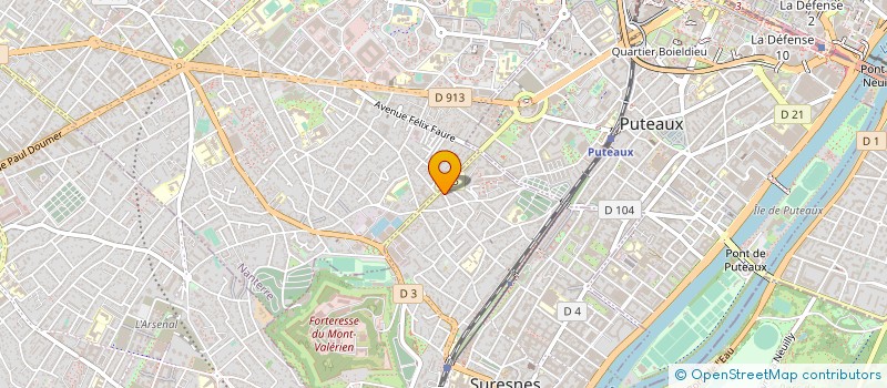 localisation de l'entreprise AMJ CORP à SURESNES